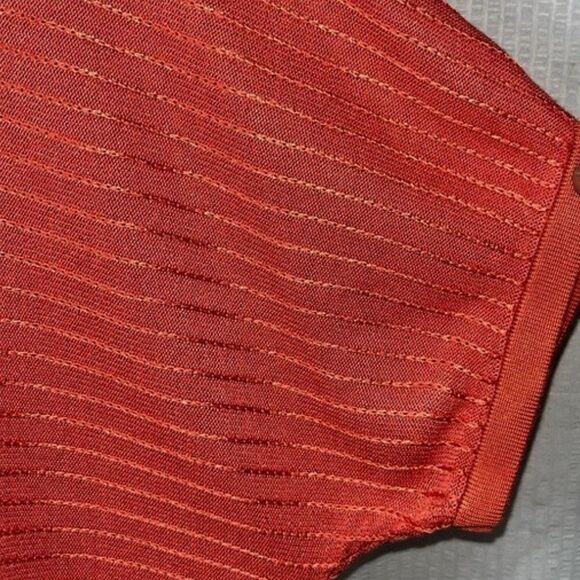 Worthington Orange Textured Stripe Dolman Knit Tunic NWOT - Picture 4 of 9